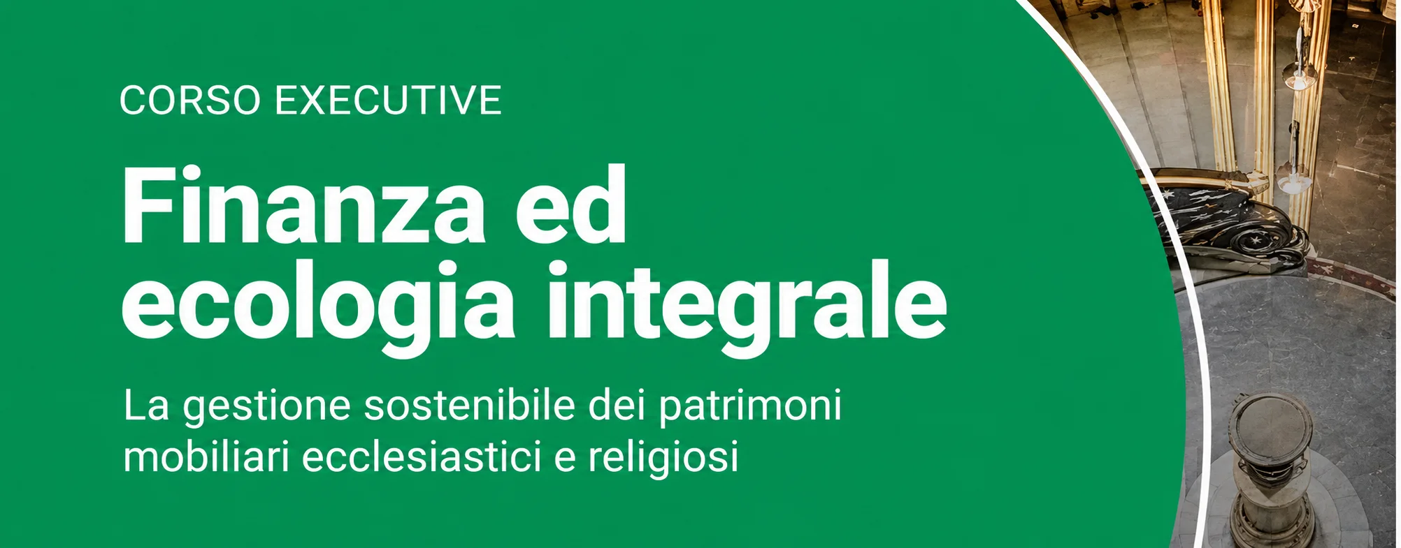 Immagine di copertina — Al via la promozione della sesta edizione del corso “Finanza ed Ecologia Integrale”